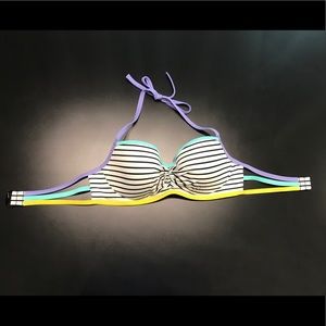VS Striped Bikini Top